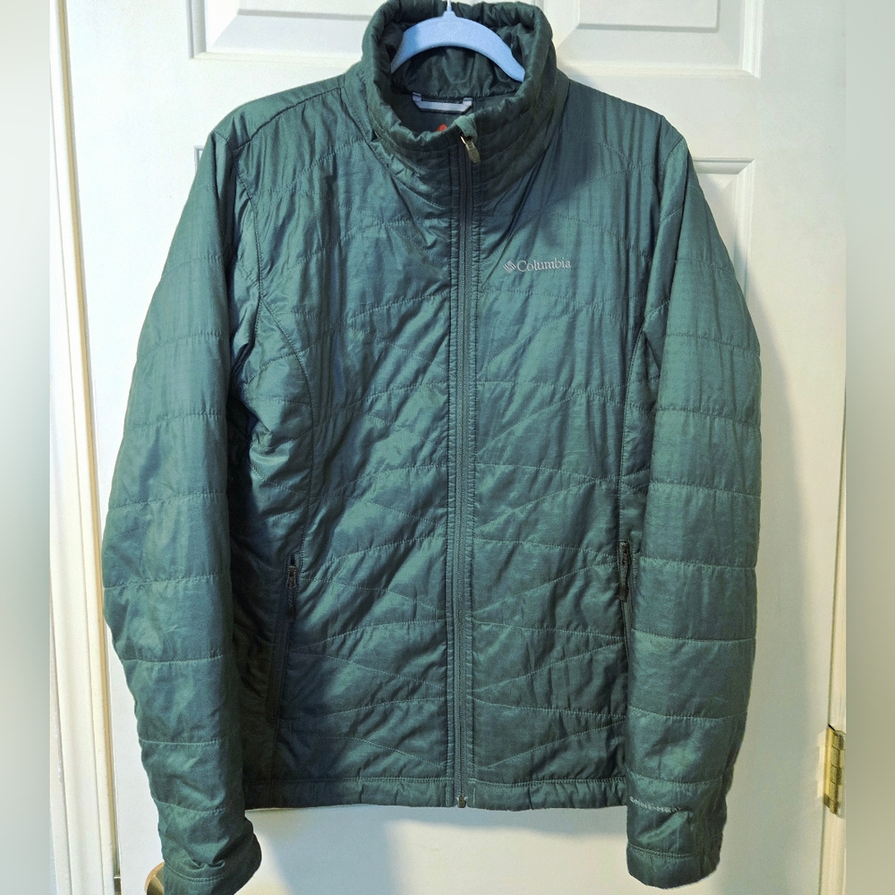Columbia Women's OmniHeat Teal Green Jacket